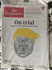 The Economist Magazine 2019 Trump On Trial Impeachment Election Britain NEW SEAL