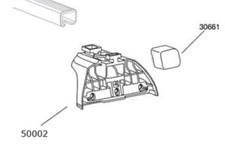 Thule 753000 Rapid System Foot Pack - Spare Parts 753 Foot Base part 50002
