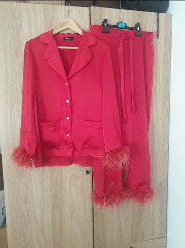 Nadine merabi satin red - nadine,