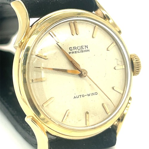 Gruen 14k yellow - gruen, men's
