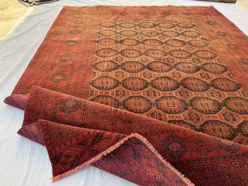 Antique muted afghan - muted, turkmen