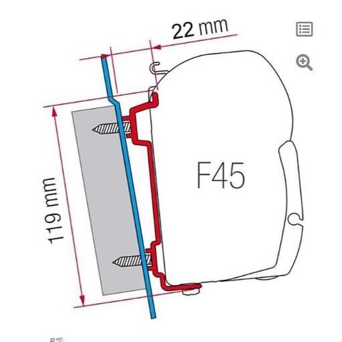 Fiamma kit ford - kit, roof