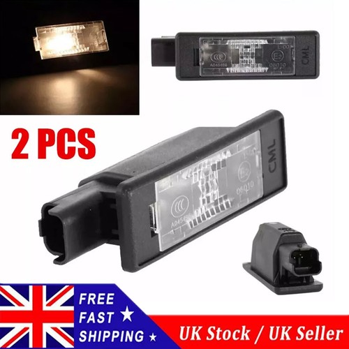 Number plate lamp - 2x, for