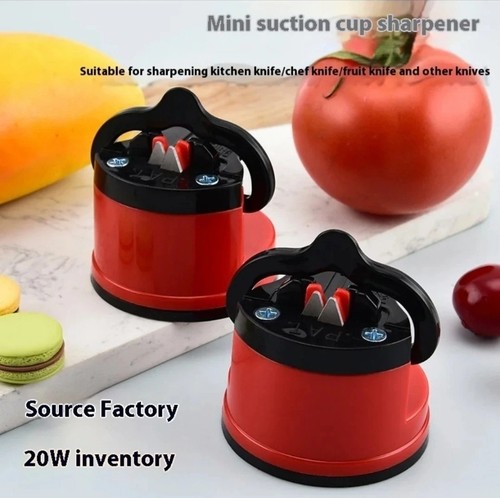 Red knife sharpener - knife,