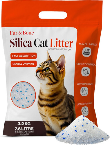 Silica cat litter - silica,