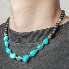 Mens Handmade Turquoise