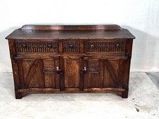NIGEL GRIFFITHS OAK SIDEBOARD