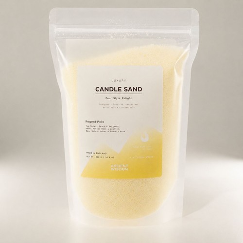 Fragranced candle sand cream - candle,