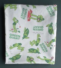 Vintage Jolly GREEN GIANT baby's duvet cover cotton fabric handmade novelty