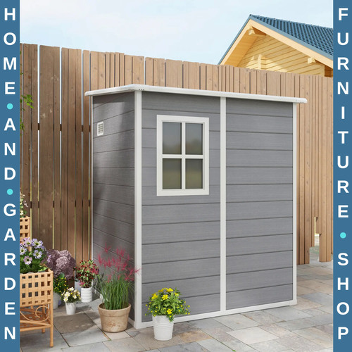 Lean garden shed - shed, with