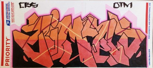 Zimad graffiti double sticker - zimad,