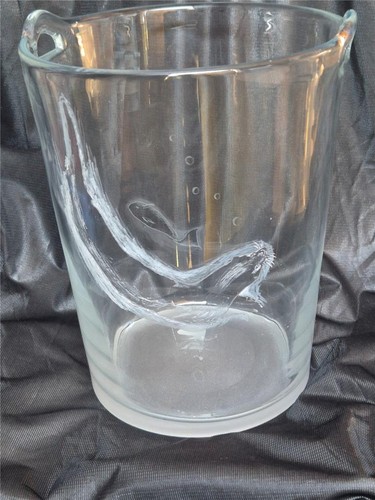 Large glass champagne bucket - large,