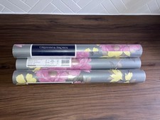 Graham and Brown luxury wallpaper - floral design - job lot x4 - new (1 open)