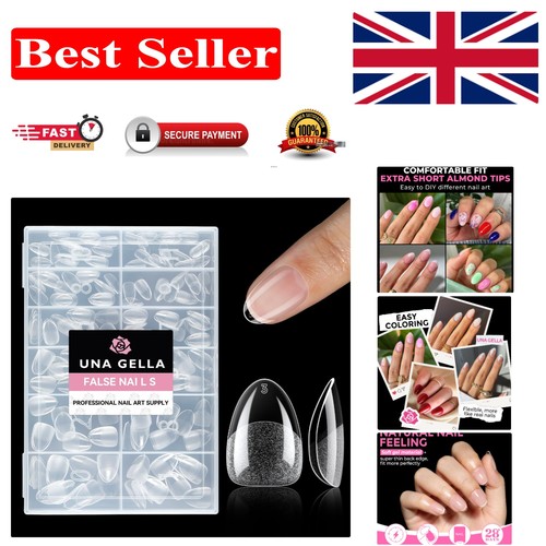 216pcs extra short almond - 216pcs,