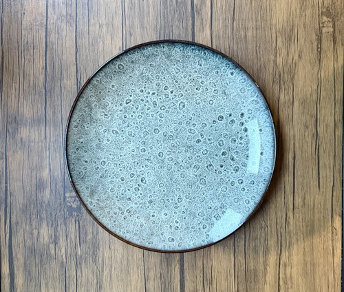 New green speckled stoneware - new,