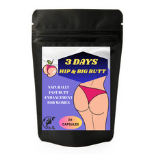New Hip Butt Effective Enhancer Dietary Supplement Bum Shaping 20 Capsule Women