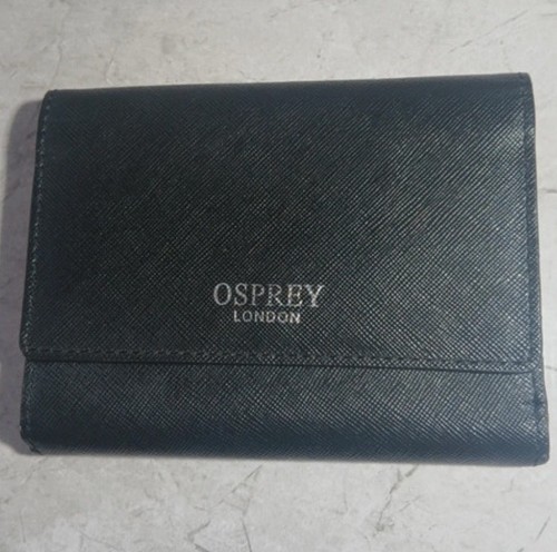 Osprey black leather - purse, for