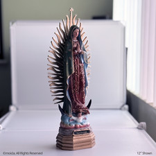 Our Lady of Guadalupe Resin