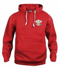 Wales 1970s Retro Rugby Hoodie