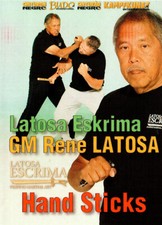 Latosa Eskrima Hand Sticks DVD Rene Latosa Yawara Kubotan