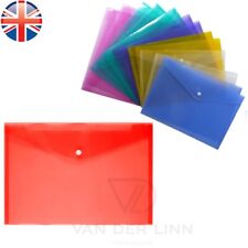 VDL A4 Plastic Wallet Clear