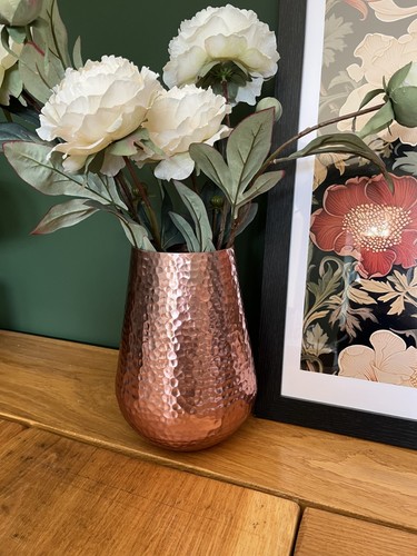 Hammered handcrafted rose - handcrafted,