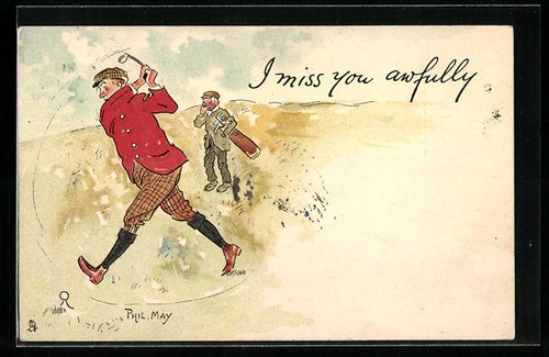 Artist postcard miss you - miss,