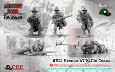 28mm WW2 French Anti Tank Rifle - World War 2 - AT team Bolt Action Compatible