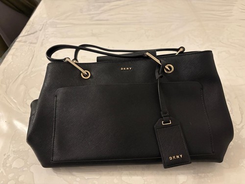 Dkny black leather - black, medium