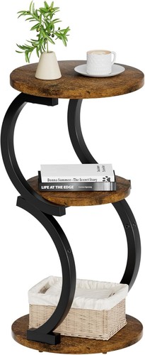 Round side table shaped - side, table,
