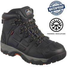 New PORTWEST Waterproof Safety Boots S7 Padded Work Mens Steel Toe Cap Hiker Sz