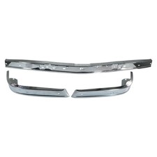 3PCS Chrome Front Bumper Cover