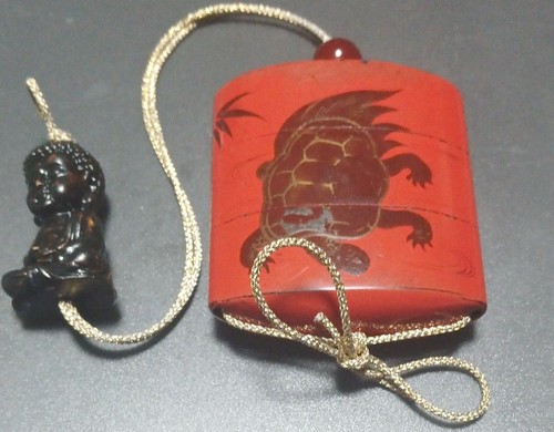 Japanese lacquer inro - inro, netsuke