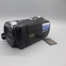 Samsung HMX-F80BP Handheld High Definition Camcorder Black Tested