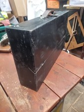 Wooden carpenters toolbox