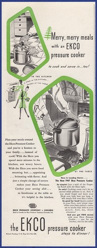 Vintage 1946 ekco pressure - 1946,