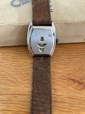 Working 1930s Vintage Jump Hour Watch – Swiss 15 Jewels 30's
