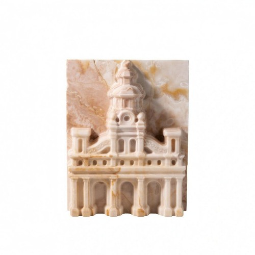 Marble castle sculpture carved - castle,