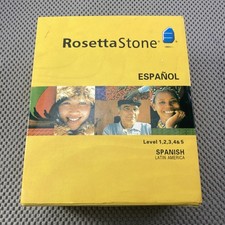 Rosetta Stone® Version 3 : Spanish (Latin America) Level 1,2,3,4 & 5 Set with...