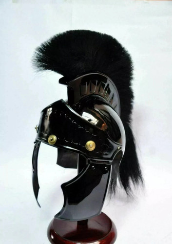 Roman medieval helmet with - helmet,