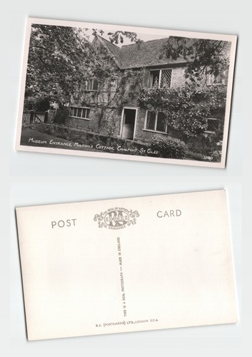 Postcard milton s cottage - postcard,