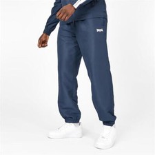 Lonsdale Closed Hem Woven 2 x Zip Pocket Tracksuit Bottoms Jogging Pant XS - 4XL
