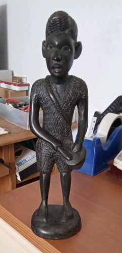 Vintage african hand carved - vintage,