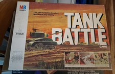 VINTAGE TANK BATTLE BOARD GAME BY MB GAMES 1976 LOVELY CONDITION MILITARY  RARE