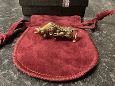 Lucky Miniature Brass Toro