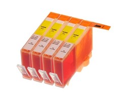 4 Yellow Ink Cartridges For HP