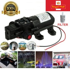 12V 130PSI High Pressure Diaphragm Self Priming Electric Water Pump Caravan Wash
