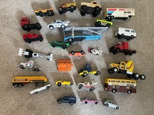Job lot of toy cars, trucks, bus trains mostly diecast some vintage