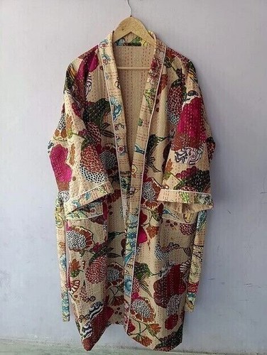 Indian kantha kimono handmade - kantha,