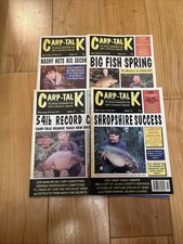 4 X Vintage Carp Talk Fishing